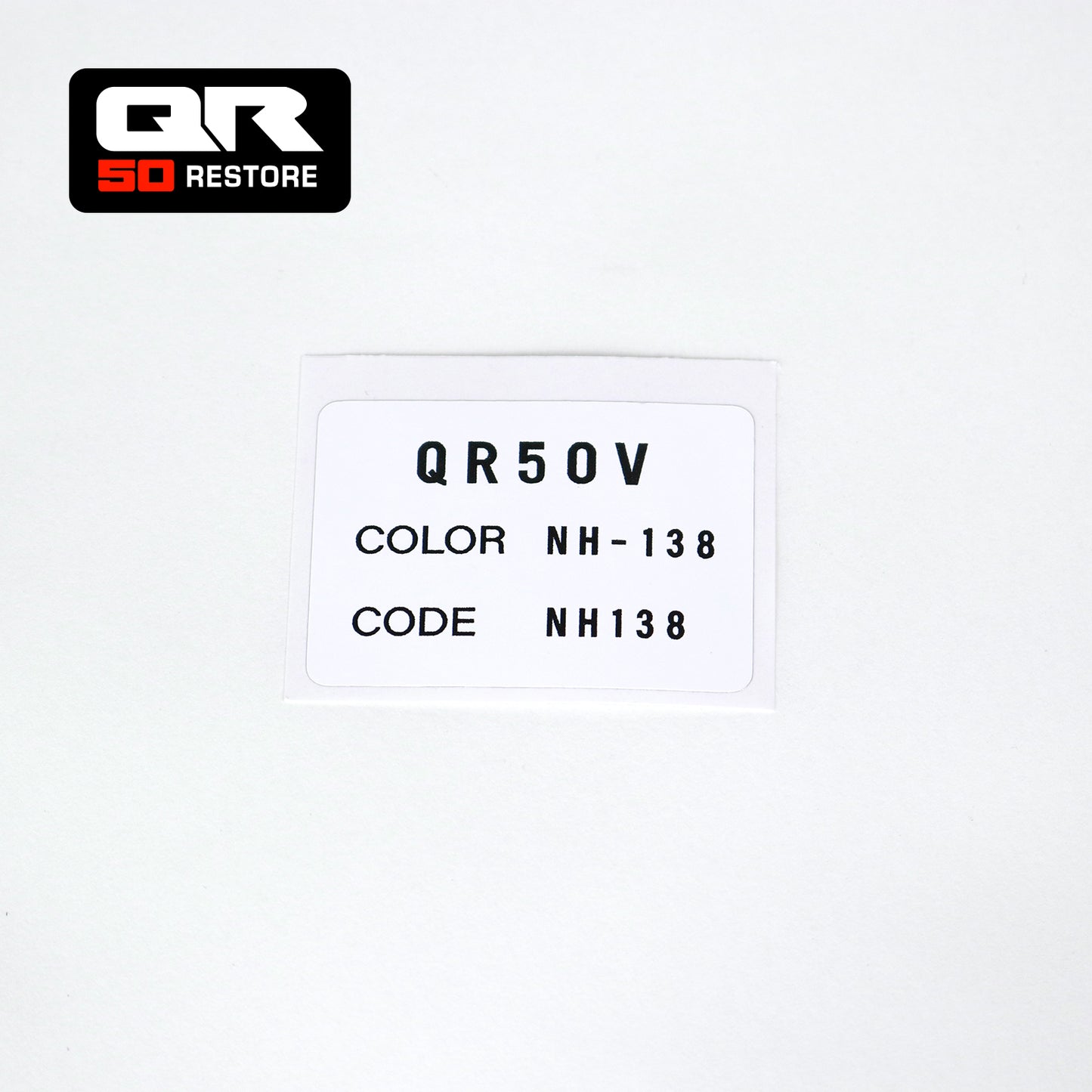 N20-2 - Etiquette d'identification QR50V 1997 HONDA QR 50