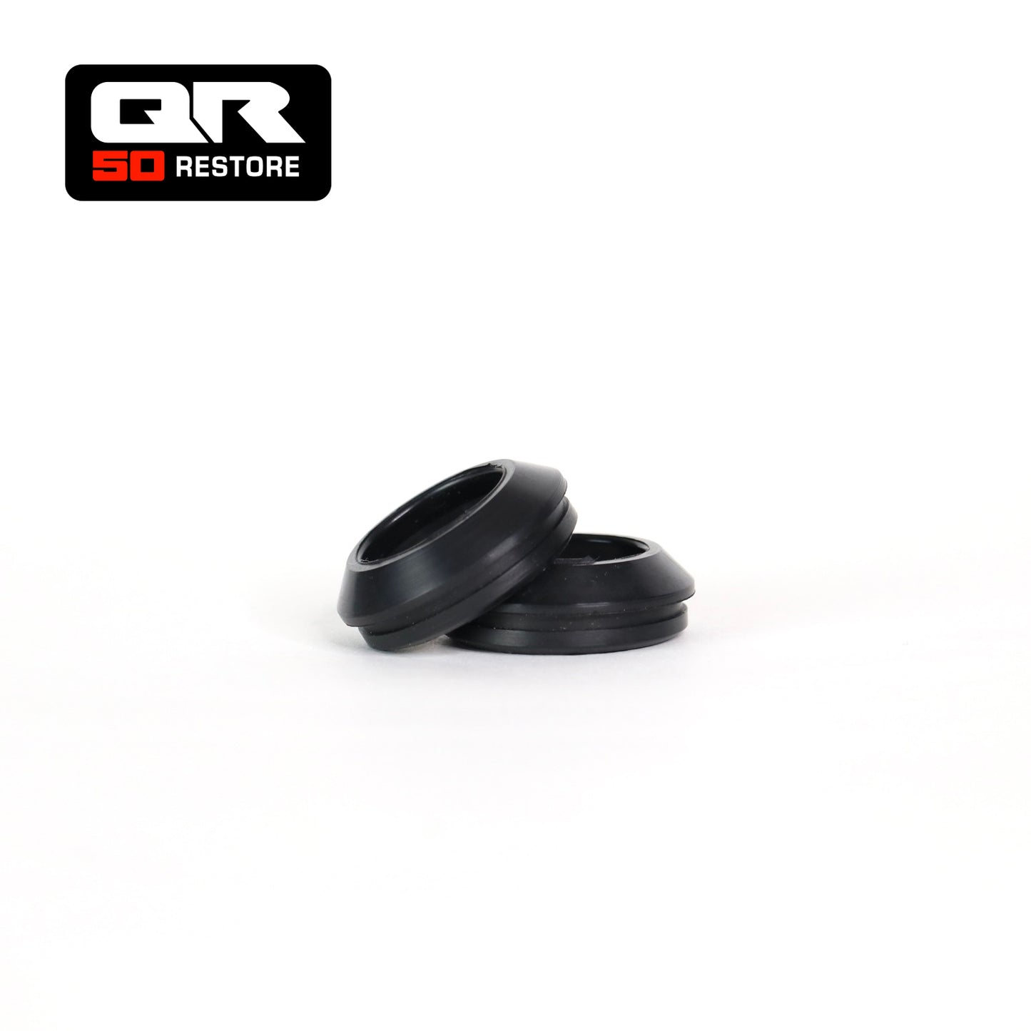 E7 - Caches poussières (paire) HONDA QR 50