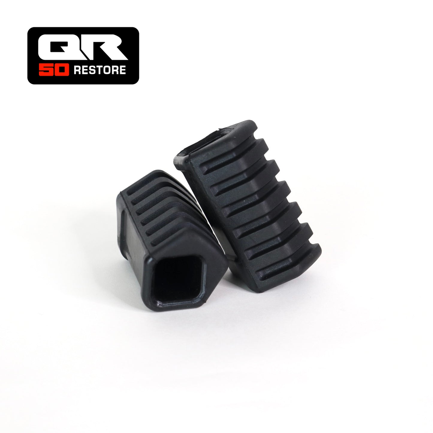 L5-2 - Rubber footpegs (pair) / Rubber footpegs x2 HONDA QR 50