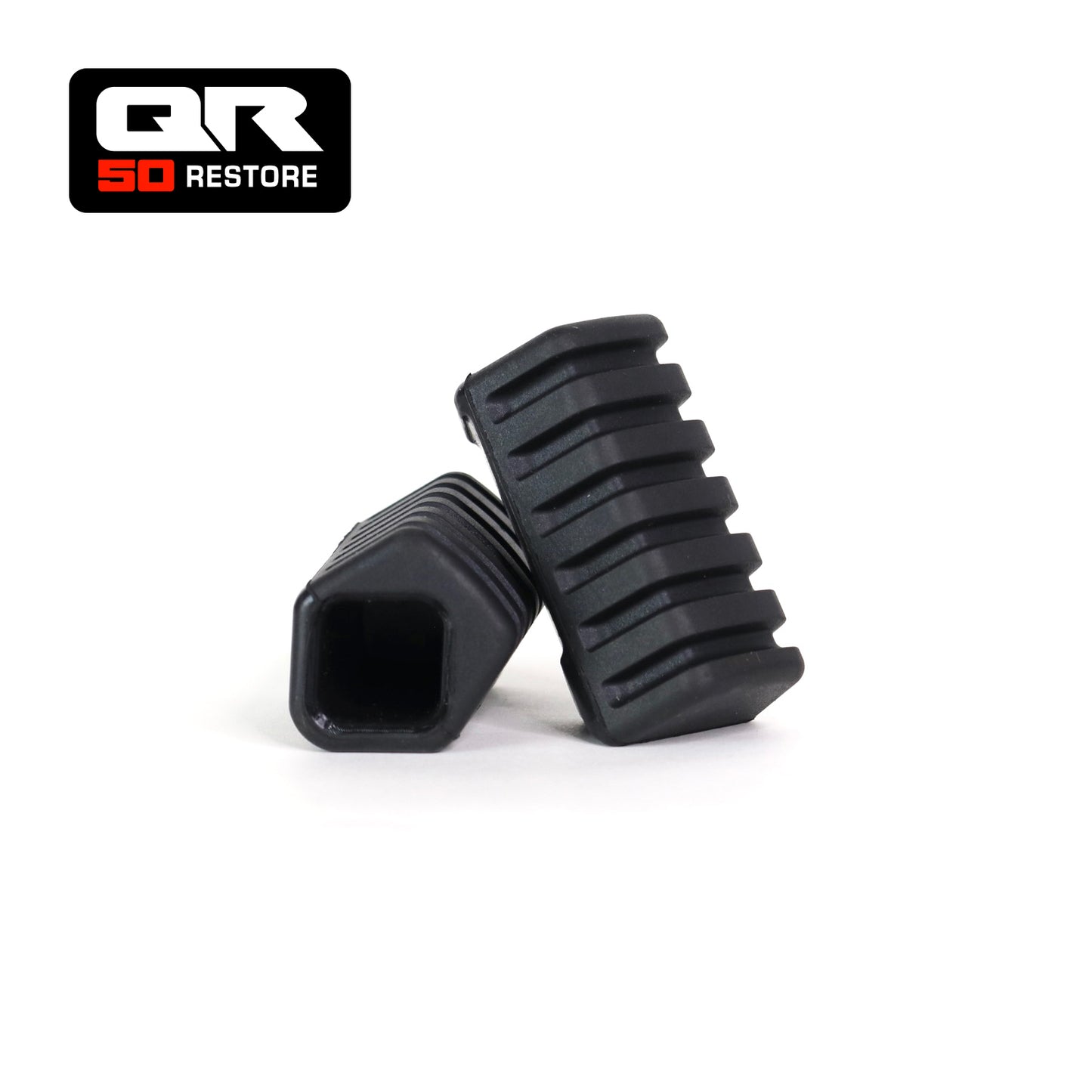 L5-2 - Rubber footpegs (pair) / Rubber footpegs x2 HONDA QR 50