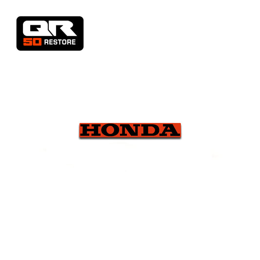 R2 - Sticker carter "HONDA" HONDA QR 50 1983 à 1985