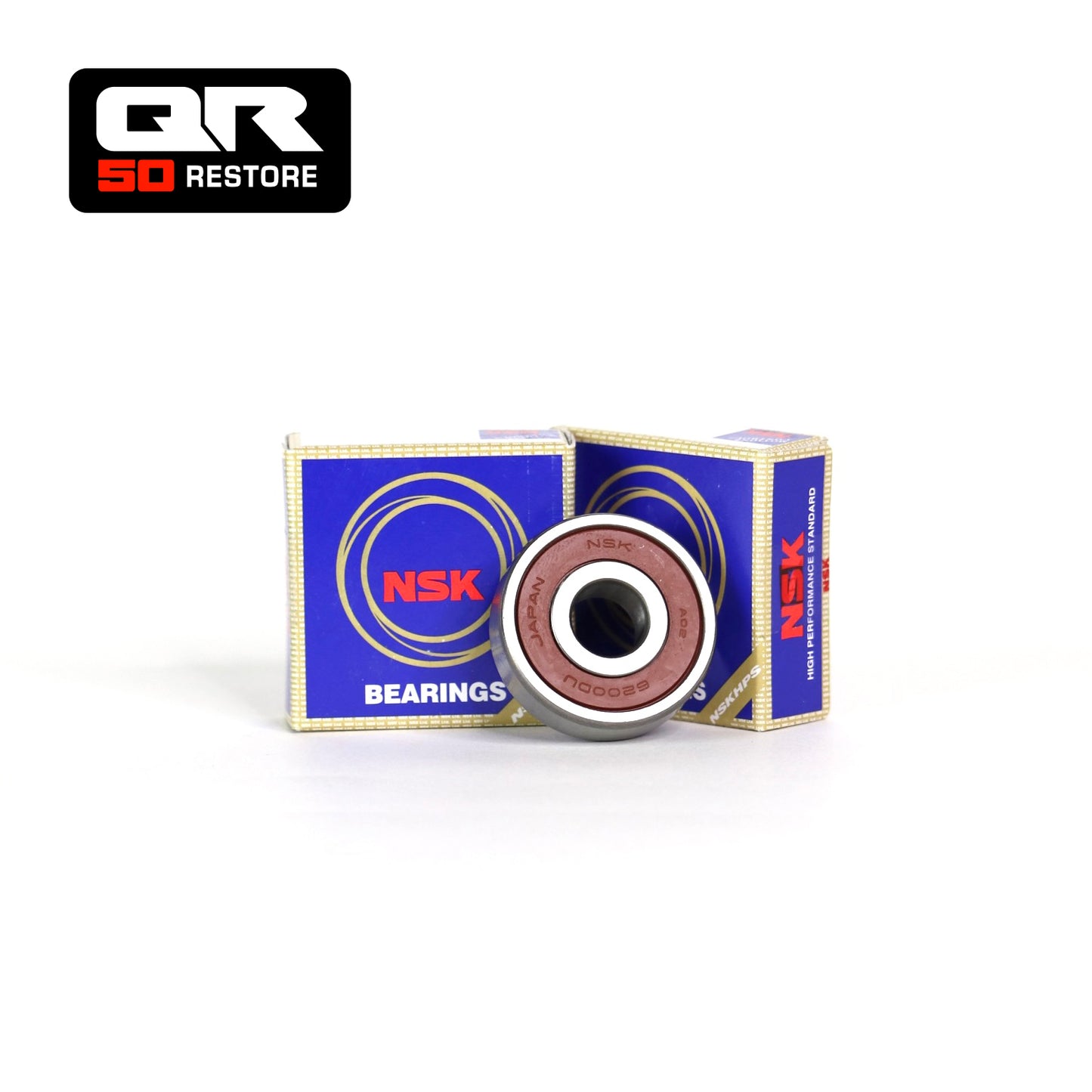 F21 - NSK front bearing (pair) / Bearing x2 HONDA QR 50