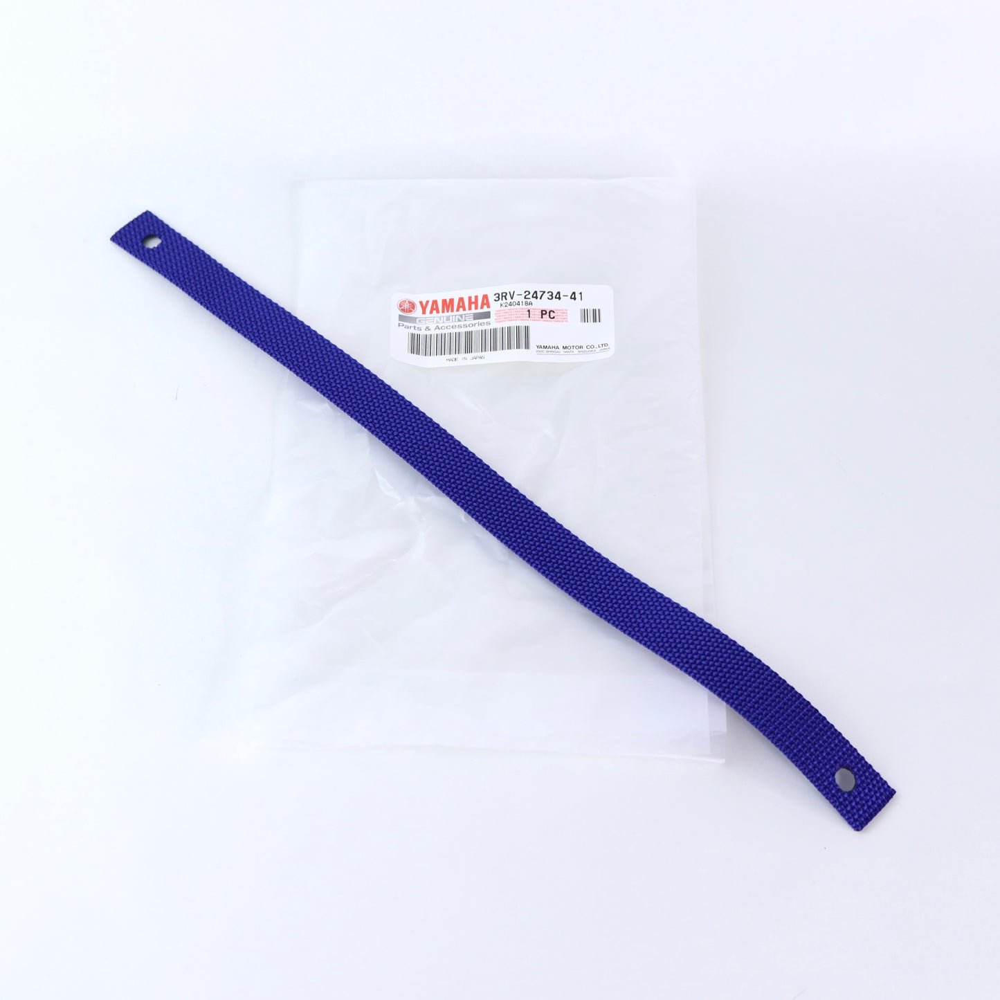 22.4 - Bande de selle bleue Yamaha PW 80 3RV-24734-40
