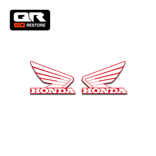 H14-2 - Stickers réservoir (paire) HONDA QR 50 1991