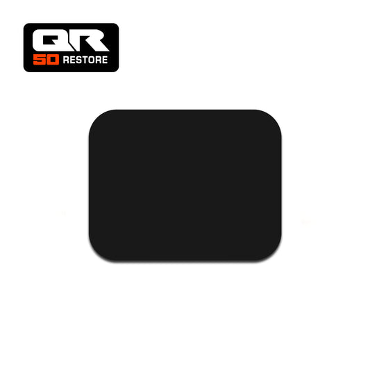 C13 - Fond de plaque AV noir mat HONDA QR 50 1983