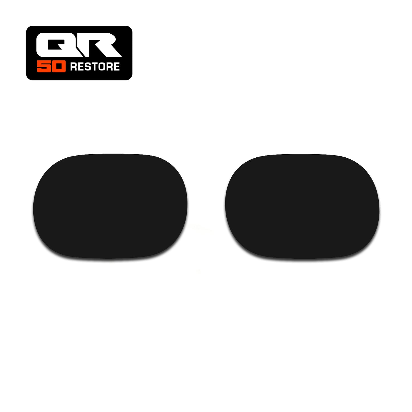 I6 - Plaques latérales noires mat (paire) HONDA QR 50 1983